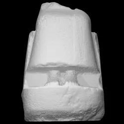 Half of seated figure of Gudea