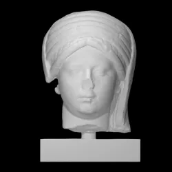 Head of a priestess of the goddess Vesta