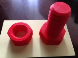 Large Bolt and Nut