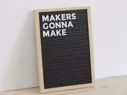 Letter Board - Fully 3D Printed
