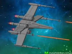 Low Poly X-Wing - Star Wars