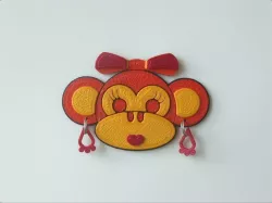 Magnet "Monkey Girl"