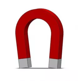 Magnet shaped key holder