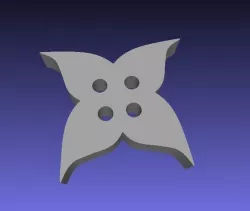 MakerTree 3D: Butterflower button