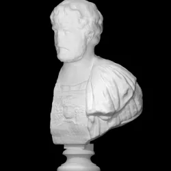 Male loricated bust