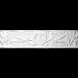 Marble sarcophagus panel