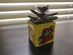 Mario Mystery Block Planter