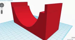 Mini Skateboard Halfpipe (techdeck)