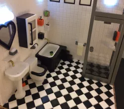 Miniature Bathroom Shower booth(batroom)