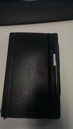 Moleskin book clip to suit mole skin click pen.