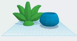 Oddish Planter with Lid