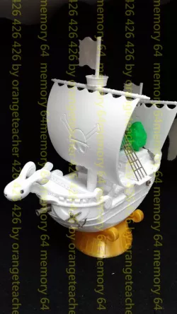 One Piece 黃金梅利號 going Merry -by orangeteacher