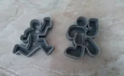 Orienteering runner cookie cutter