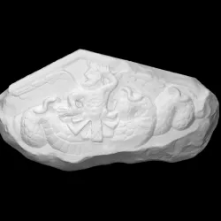 Pediment with Triton