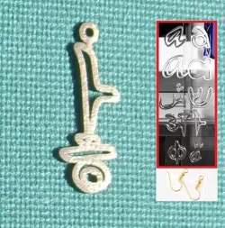 Personalised Korean Font Earring