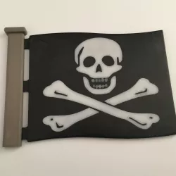 Pirate Flag Coaster / Plaque