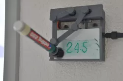 plot thermometer / clock for 3D printers