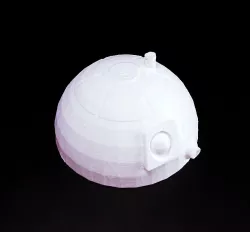 R2D2 single action figure stand