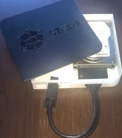 Raspberry Pi enclosure for storj.io cloud (single and double 2.5" hdd/sdd)