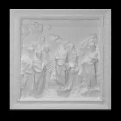 Relief: Baptist Preaching- Siena Baptistery