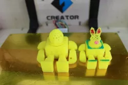 robot and rabbit