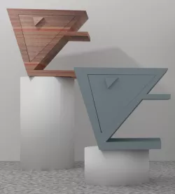 Side table with drawer