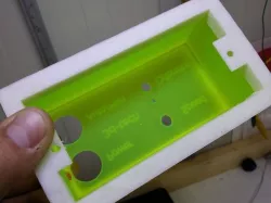 Simple plug and construct box with acrylic walls
