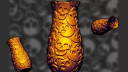 Skull Vase