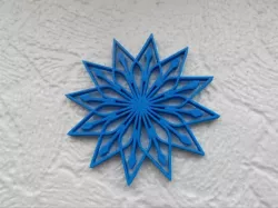snowflake blue