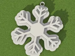 Snowflake Christmas decoration