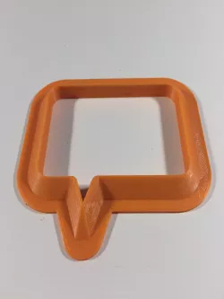 speech bubble cookie cutter