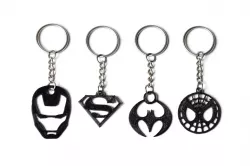Superhero Keychains