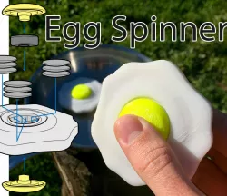 The Egg Spinner - With Hidden Weights