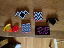 Twin Peaks Pie, Double R, and Black Lodge Magnets