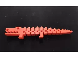 Twists & bends crocodile by orangeteacher