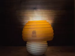 Wavy mushroom lamp
