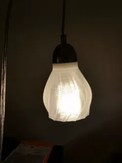 Wavy Twist Pendant Light Shade