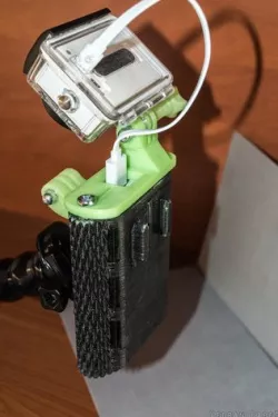 Xiaomi 10000 mAh powerbank case for Xiaomi Yi, GoPro and similar
