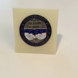1.5" decorative coin holder
