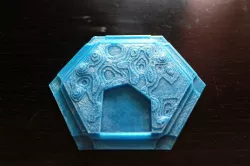 3D Catan Port Water Tile