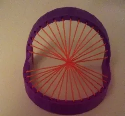 3D circle string art