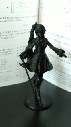 3D PRINT READY!! Weiss Schnee from RWBY