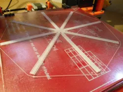 3d printer bed calibration test pattern