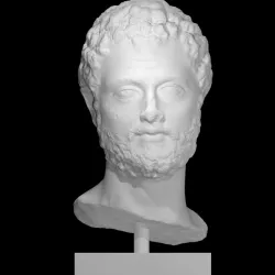 A Roman marble male portrait bust