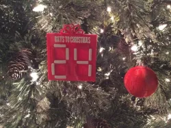 Advent Christmas Present Ornament
