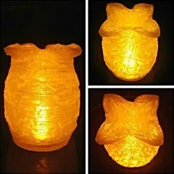 Alien Egg Open Candle Cover Light - Supports Included