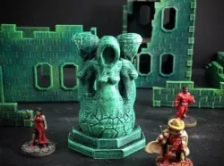 Arcane Statue: The Hooded Sisters (15mm scale)