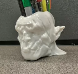 Azog The Defiler White Orc Pen Holder Plant Pot from Lord of the