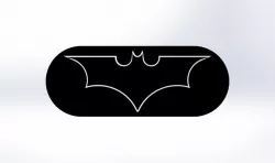 Batman Logo-2 models in one STL file