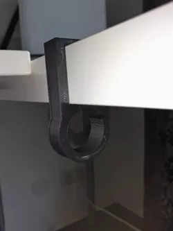Cable holder for Ikea LINNMON desk